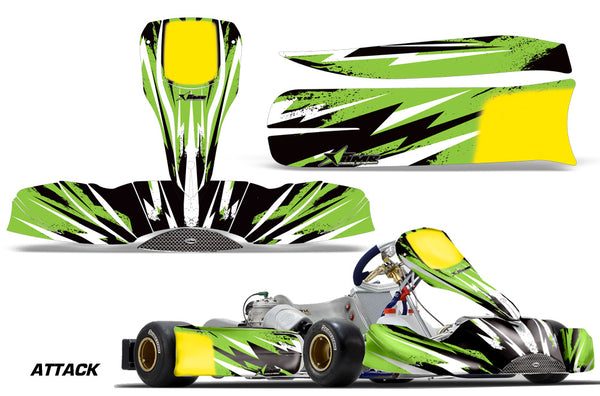 Tony Kart M6 - Kart Graphic Decal Kit - Invision Artworks