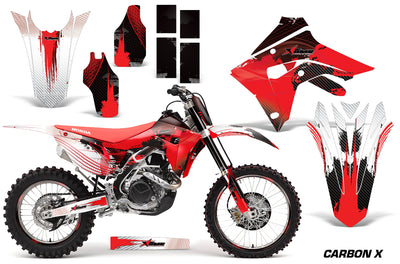Carbon X - RED design (Shown with Number Plates)