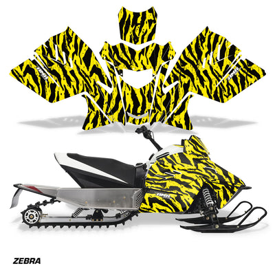 Zebra - Yellow Background / Black design