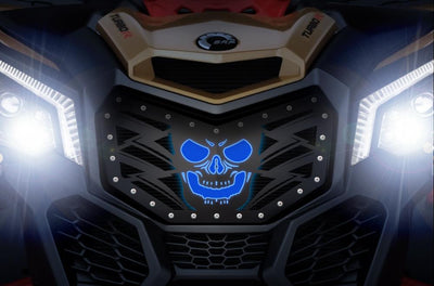 Custom Grille for CanAm Maverick X3 with LED X-Lite - HAVOC