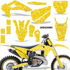 Digi Camo - Yellow Design / Shown with Number Plate (Note: Number plate is additional)