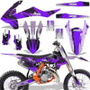 Carbon X - PURPLE design (shown with number plate area)