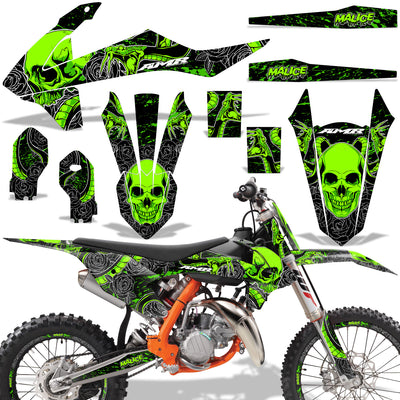 Malice - GREEN design (shown with number plate area)