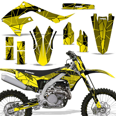 Geometrick - YELLOW background BLACK design