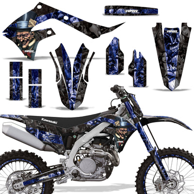 Mad Hatter - BLACK background BLUE design