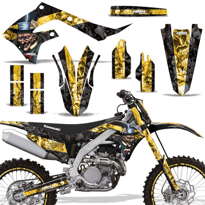 Mad Hatter - BLACK background YELLOW design