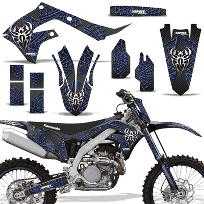 Widow Maker - BLACK background BLUE design