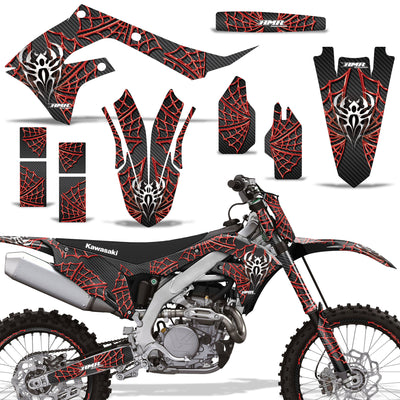 Widow Maker in Black Background Red Design