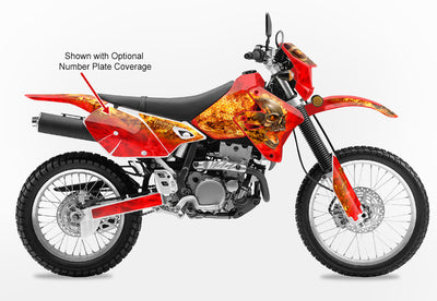 Nitro - RED background NATURAL FIRE design