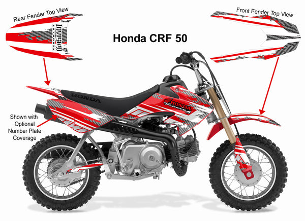 Honda CRF50F Graphics Kits - Over 100 Designs to Choose From
