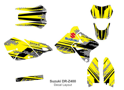 Suzuki DR-Z400 Graphics (2000-2023)