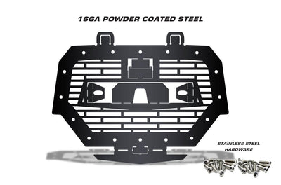 CUSTOM GRILLE FOR POLARIS RZR 1000 Ride Command with LED Light Bar (2017-2018)