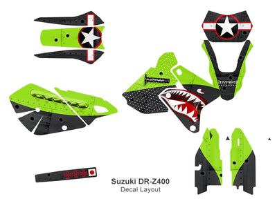 War Machine - Bright Green background / Black design