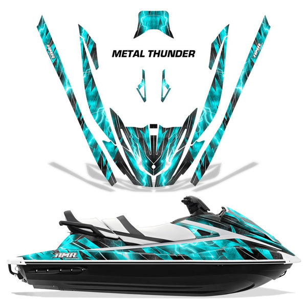 600mm Yamaha Team Racing Custom Boat Sticker Decal For JetSki FZ, FX, VX, SVHO Models