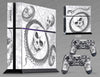 Sony PlayStation 4 Graphics - Console Skin with 2 Controller Skins - Adrenaline Junkie