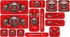 Red Design Color Universal Sticker Sets - ATV Graphics