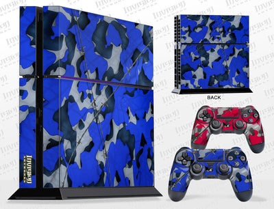 Sony PlayStation 4 Graphics - Console Skin with 2 Controller Skins - Camo