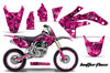 Skulls & Butterflies Pink Background Black Design (2007-2016) (Number Plate area, and Rim Protectors Extra, see dropdown menu)