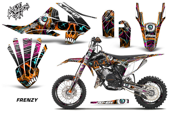 Zeronine MX Custom Graphics Kit – KTM SX 50 / SX 65 (2002-2021) PRO G Black, UK Made