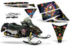 Ski Doo Rev '03-'09 Ed Hardy "Pirates" Black Design