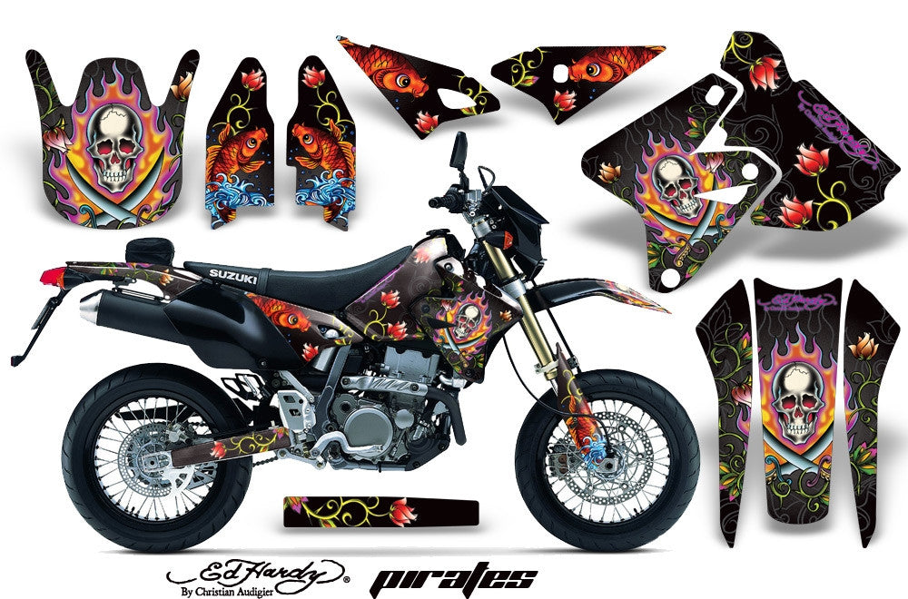 Ed Hardy "Pirates" - PURPLE design