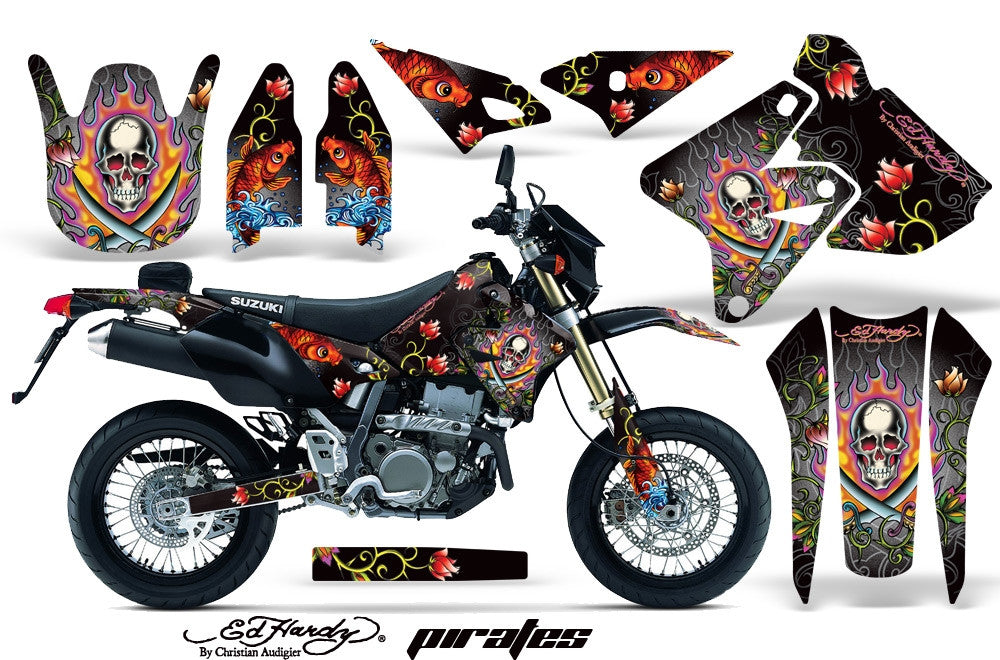 Ed Hardy "Pirates" - SILVER design