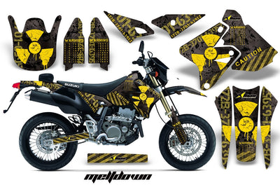 Meltdown - BLACK background YELLOW design