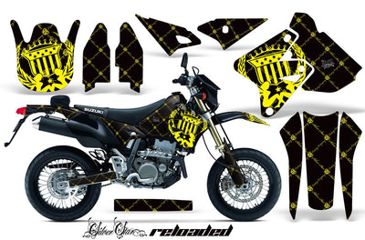 Reloaded - BLACK background YELLOW design