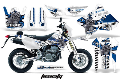 Toxicity - WHITE background BLUE design