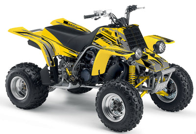 Racer X - Yellow Background, Black Design
