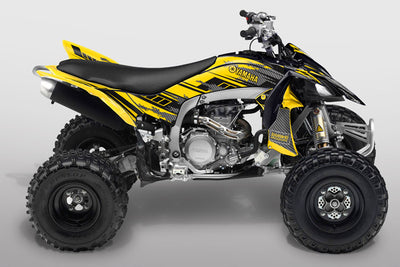 Racer X - Yellow Background Black Design