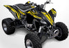 Racer X - Black Background Yellow Design