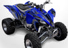 Racer X - Blue Background Black Design