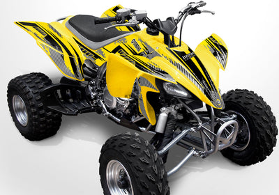 Racer X - Yellow Background Black Design