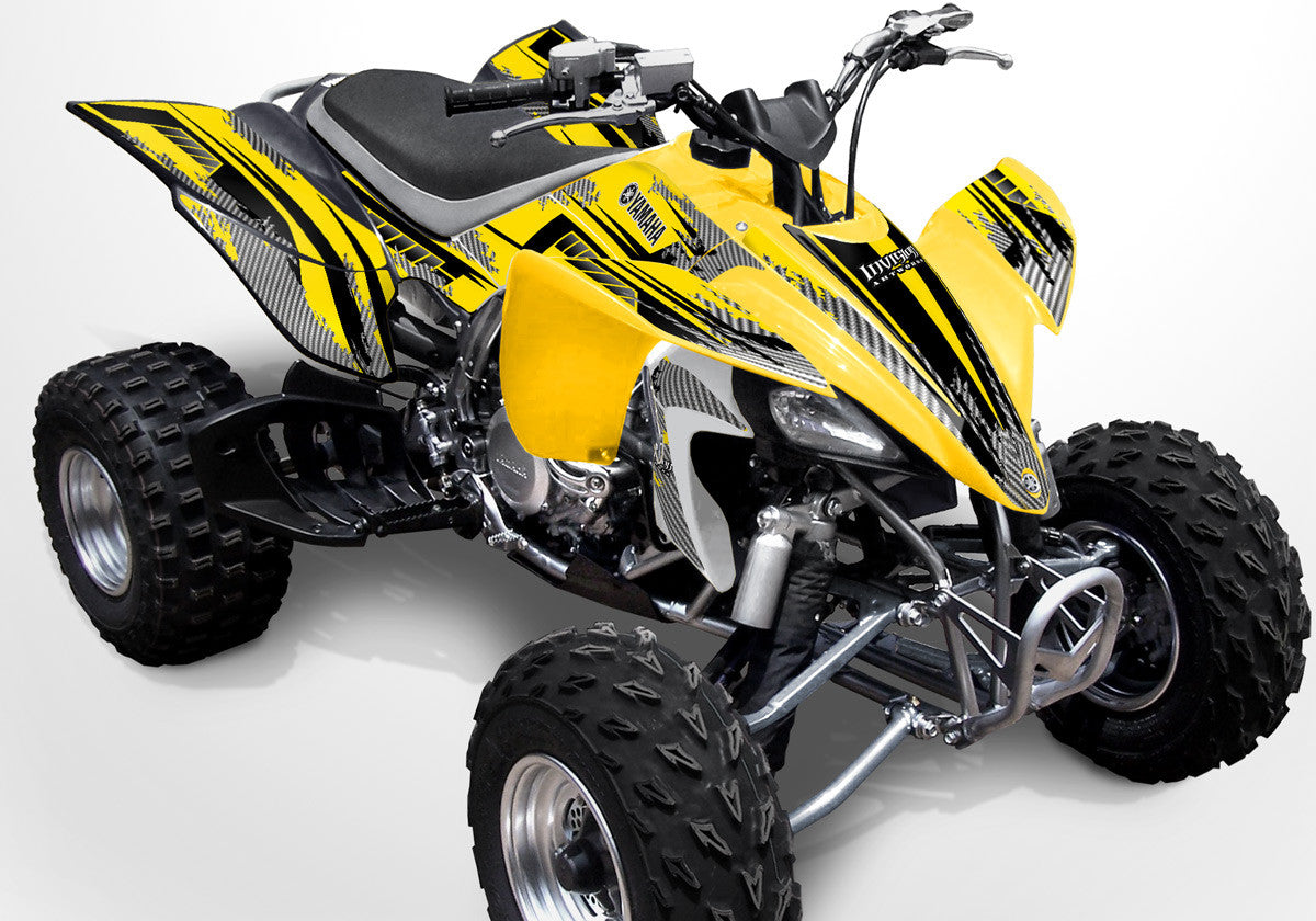 Racer X - Yellow Background Black Design