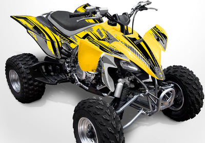 Racer X - Yellow Background Black Design