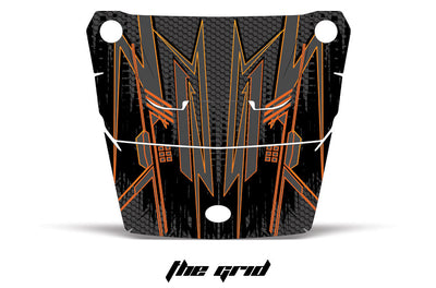 The Grid - Orange Design on a RZR1000