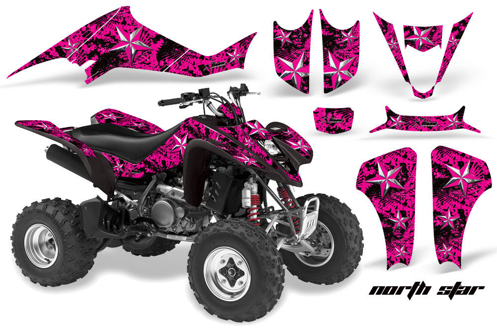 North Star - Pink Background Pink Design