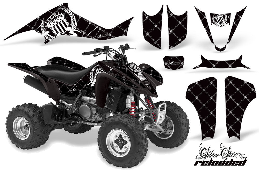 Reloaded - Black Background White Design