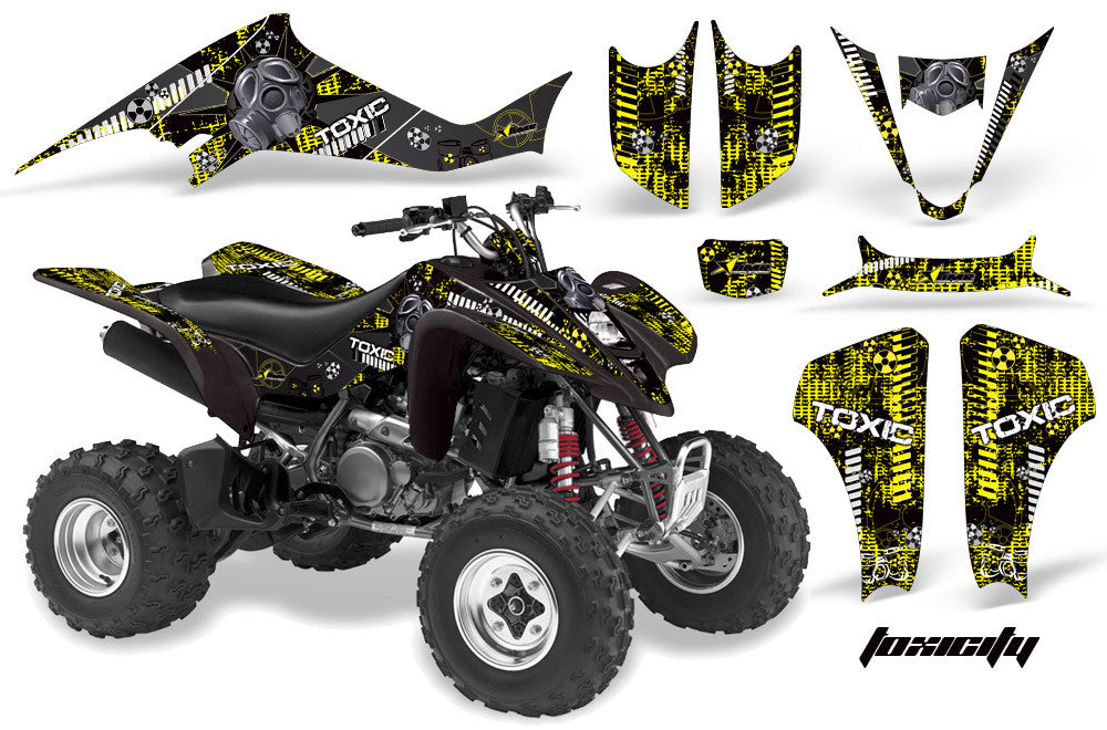 Toxicity - Black Background Yellow Design