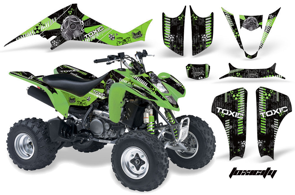 Toxicity - Black Background Green Design