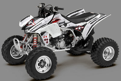 War Machine - Black Background Silver Design