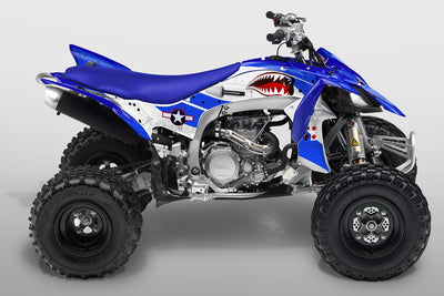 War Machine- Blue Background White Design