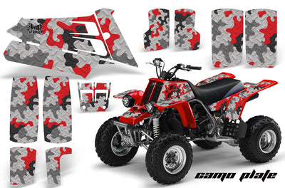 Camo Plate - Red Design