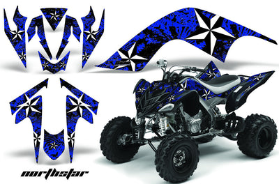 North Star - Blue Background White Design