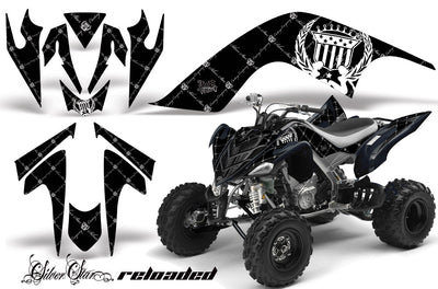 Reloaded - Black Background White Design