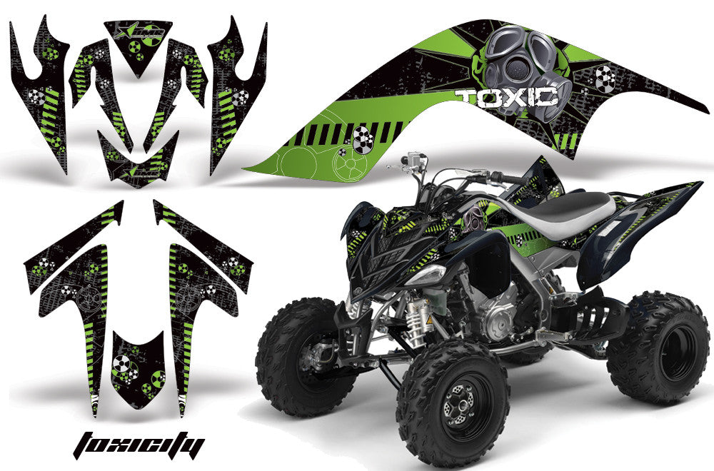 Toxicity - Black Background Green Design