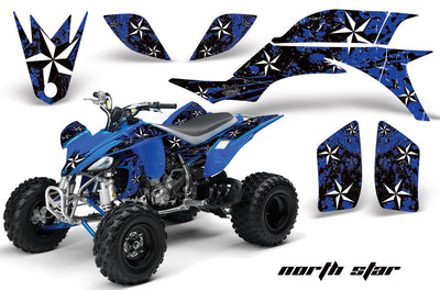 North Star -Blue Background White Design