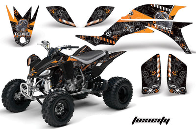 Toxicity - Black Background Orange Design