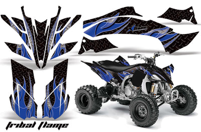 Tribal Flame - Black Background Blue Design (2009-2013)